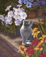 Inspecting The Blooms Fine Art Print