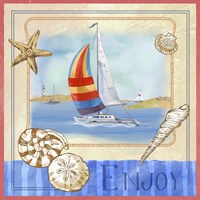 Beach Life IV Framed Print