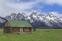 Mormon Row Log Cabin Fine Art Print