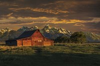 Moulton Barn Sunrise Fine Art Print