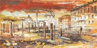 Tramonto su Roma Fine Art Print