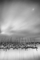 Moored Craft Yearning for the Moon Fine Art Print