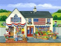 4th of July Market Fine Art Print