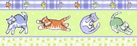 Fun Kitties Border Fine Art Print