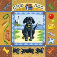 Good Dog Black Lab Fine Art Print