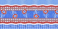 Red White + Blue Border Fine Art Print