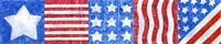 Usa Quilt Strip Fine Art Print