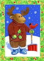 A Helping Hand Moose Fine Art Print