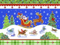 Over the Hills with border Fine Art Print