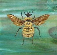 Yellow Bumble Bee Fine Art Print