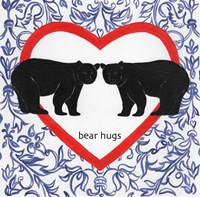 Bear Hugs Valetines Fine Art Print
