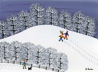 Snow Treck Fine Art Print