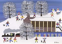 Winter Station Fine Art Print