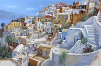 Santorini a Colori Fine Art Print