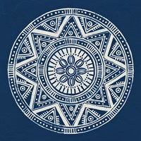 Seville I Dark Blue FB Fine Art Print