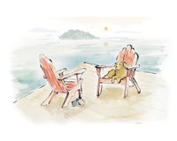 Lakeside Days I Framed Print