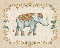 Elephant Walk II Framed Print