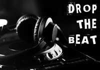 Drop The Beat - Black and White Fine Art Print