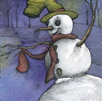 Snowman I Fine Art Print