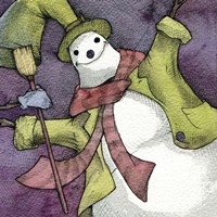 Snowman II Fine Art Print