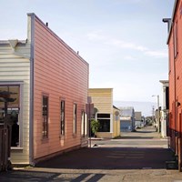 Fort Bragg Alleyway Fine Art Print