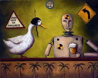 Drink Test Dummy Fine Art Print