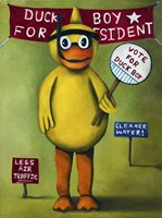 Duck Boy 2 Fine Art Print