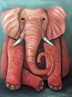 Pink Elephant Fine Art Print