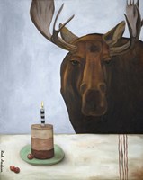 Chocolate Moose Fine Art Print