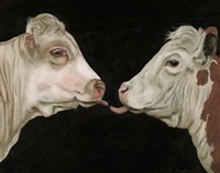 Cow Lick Fine Art Print