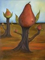 Surreal Pear Trees 4 Fine Art Print