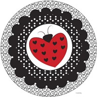 Ladybug Heart Fine Art Print
