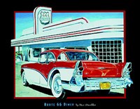 Route 66 Diner Fine Art Print