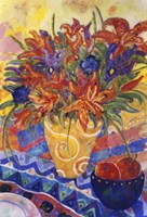 Tiger Lilies & Irises Fine Art Print