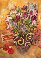 Elyseium Vase Of Flowers Fine Art Print