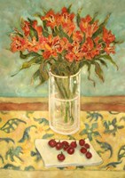 Orange Flowers Fine Art Print