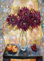 Grey Polka Dots Fine Art Print