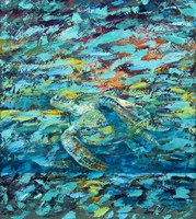 Kemps Ridley Turtle Hidden Treasure Fine Art Print