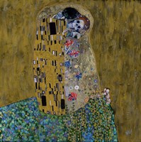 The Kiss (Skelly Lovers) Fine Art Print