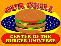 Burger Universe Fine Art Print