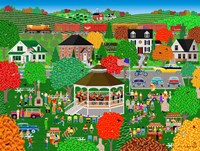 Autumn Band Concert Fine Art Print