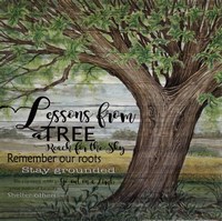 Lessons From A Tree Fine Art Print
