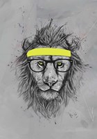 Hipster Lion Fine Art Print