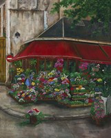 Florist On The Rive Gauche Fine Art Print