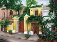 Hacienda Parrots Fine Art Print