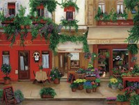 Le Bistro Rouge Fine Art Print