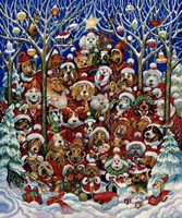 Santa Paws Fine Art Print