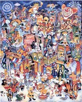 Clown Town Fine Art Print