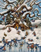 The Snow Fairies Fine Art Print