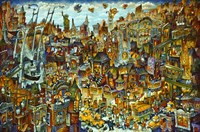 Cat City 2 Fine Art Print